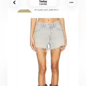 We The Free  Now or Never Denim Shorts Size 31